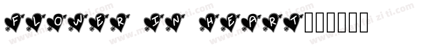 Flower in Heart字体转换